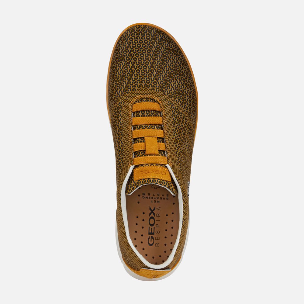 Geox Sneakers Yellow Nebula - Geox Mens Shoes - ASJMIK047